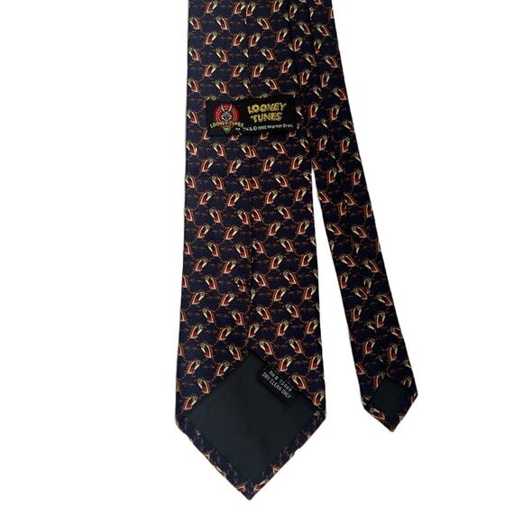 Looney Tunes Taz Cartoon Men’s Tie‎ Blue Novelty Business Casual Retro Necktie - Picture 5 of 8